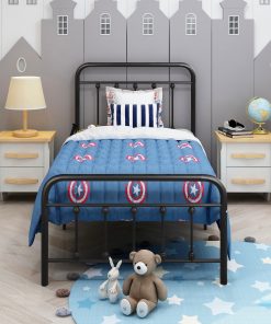 Metal Twin Size Platform Bed Frame