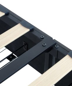 Queen Bed Frame with USB Charging Station & LED Lights