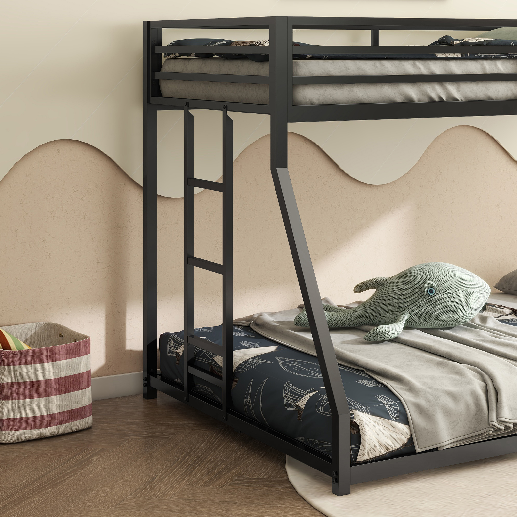 Adam Sturdy Twin over Full Bunk Bed