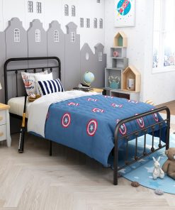 Metal Twin Size Platform Bed Frame