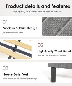 Full Size Modern Platform Bed Frame