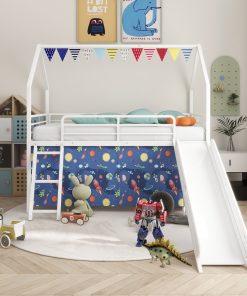 Jack Metal Junior House Twin Loft Bed