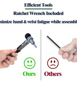 Ethan Full Over Twin Bunk Bed with Desk, Charging Station and Storage Shelves