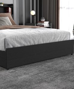 Full Bed Frame with 4 Storage Drawers