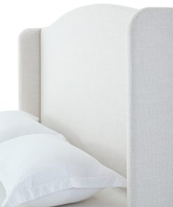 Hannah Upholstered Wingback Bed Queen Size