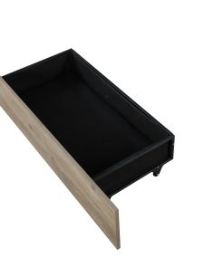 King Size Farmhouse Bed With LED Lights And Charging Station