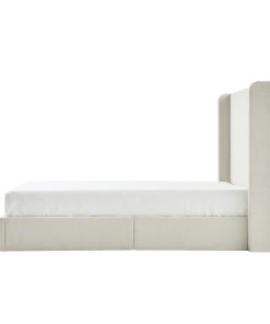 Carmen Upholstered Wingback Bed