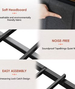 Upholstered Queen Size Bed Frame