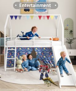Jack Metal Junior House Twin Loft Bed