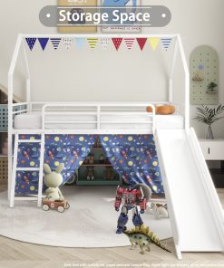 Jack Metal Junior House Twin Loft Bed