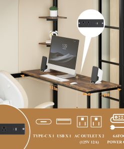 Twin Size Loft Bed Frame With Storage