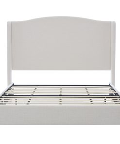 Hannah Upholstered Wingback Bed Queen Size