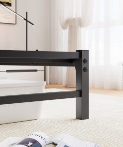 Queen Size Metal Bed Frame with Headboard