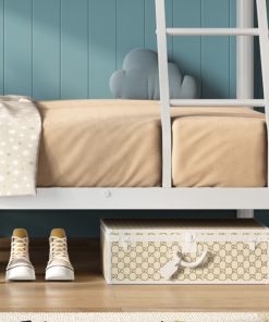 Metal Twin Over Full Size Bunk Bed