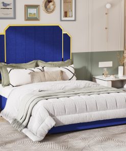 Queen Size Bed Frame and 59.06" Headboard