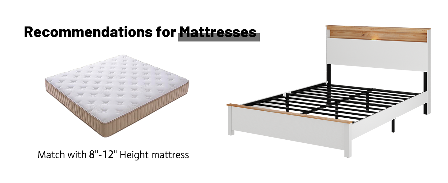 King Bedstead With Charging Station All Wood Bed Frame