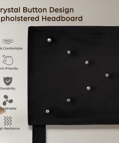 Upholstered Twin Size Platform Bed