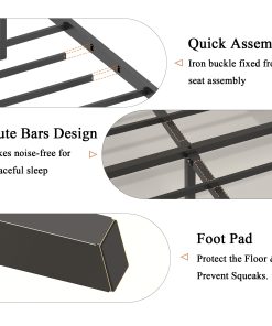 King Size Wooden Platform Bed Frame