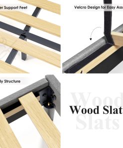 Queen Size Modern Platform Bed Frame