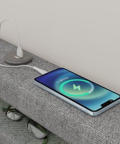 Twin Bed Frame with USB Charging Station & LED Lights