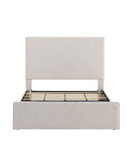 Lucas Tall Headboard Upholstered Bed, Queen Size