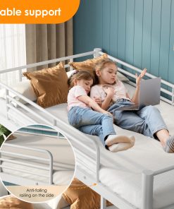 Metal Twin Over Full Size Bunk Bed