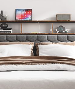 King Size Wooden Platform Bed Frame