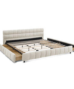 King Size Upholstered Bed Frame