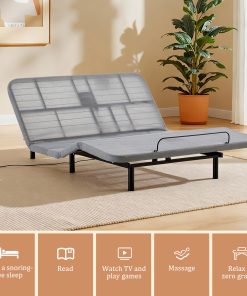Ergonomic Queen Size Adjustable Bed Frame