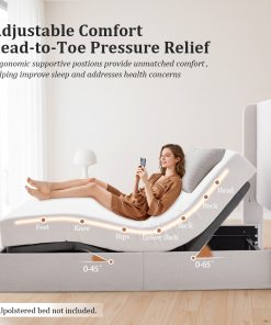 Ergonomic Queen Size Adjustable Bed Frame