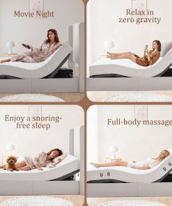 Ergonomic Queen Size Adjustable Bed Frame