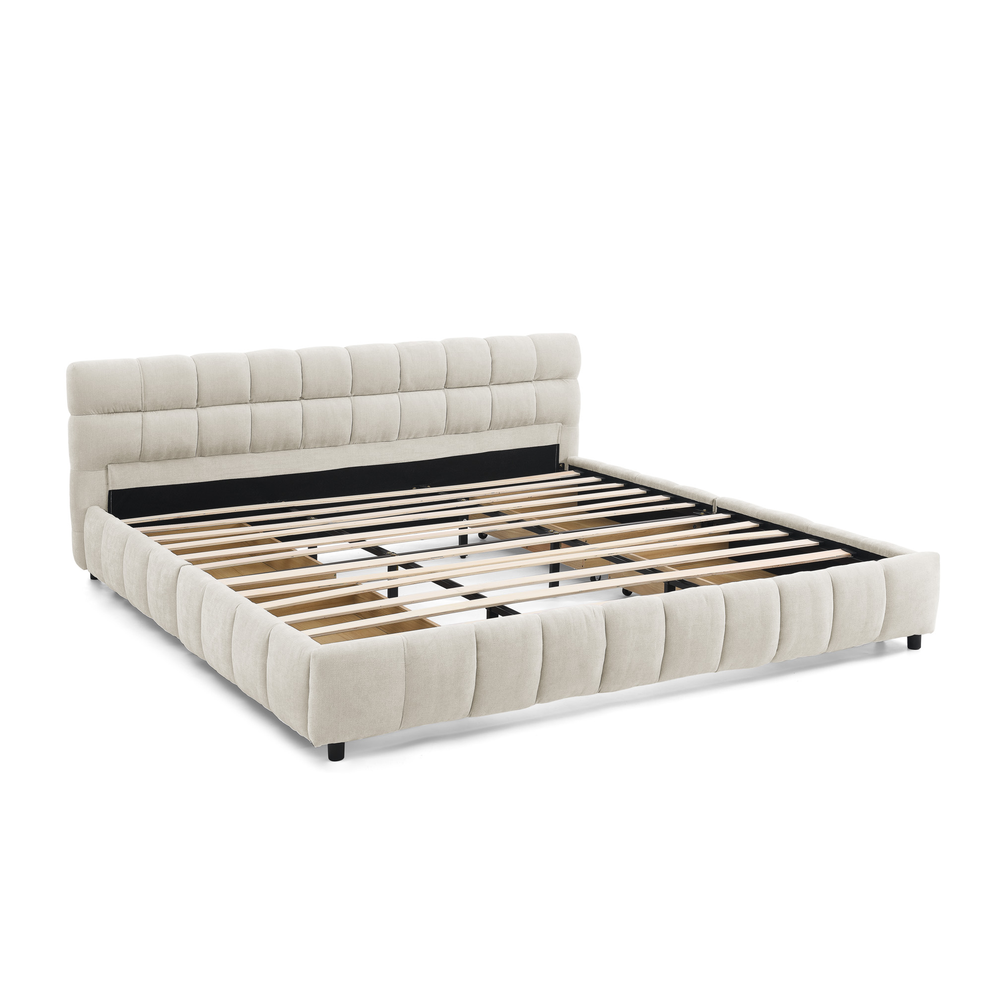 King Size Upholstered Bed Frame