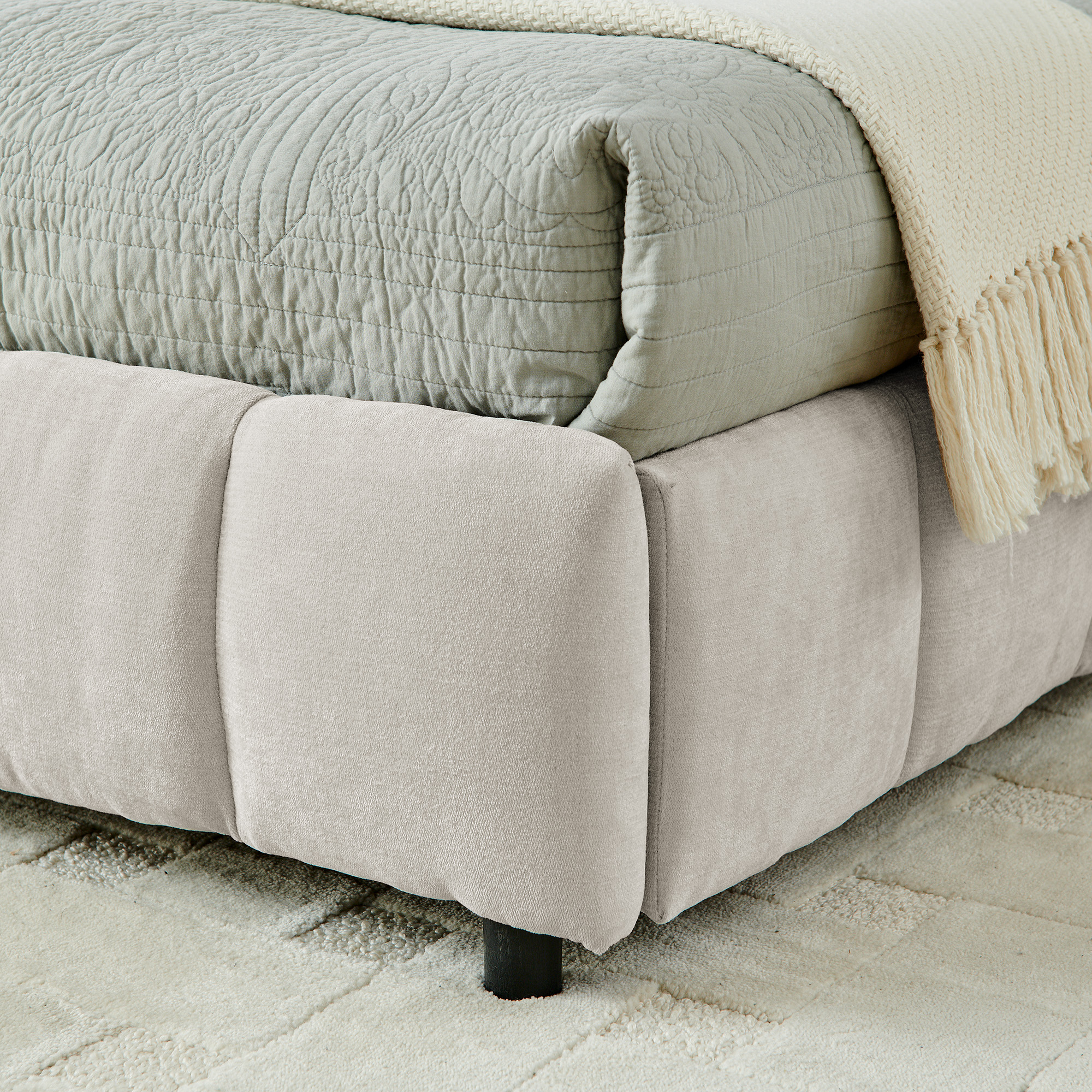 King Size Upholstered Bed Frame