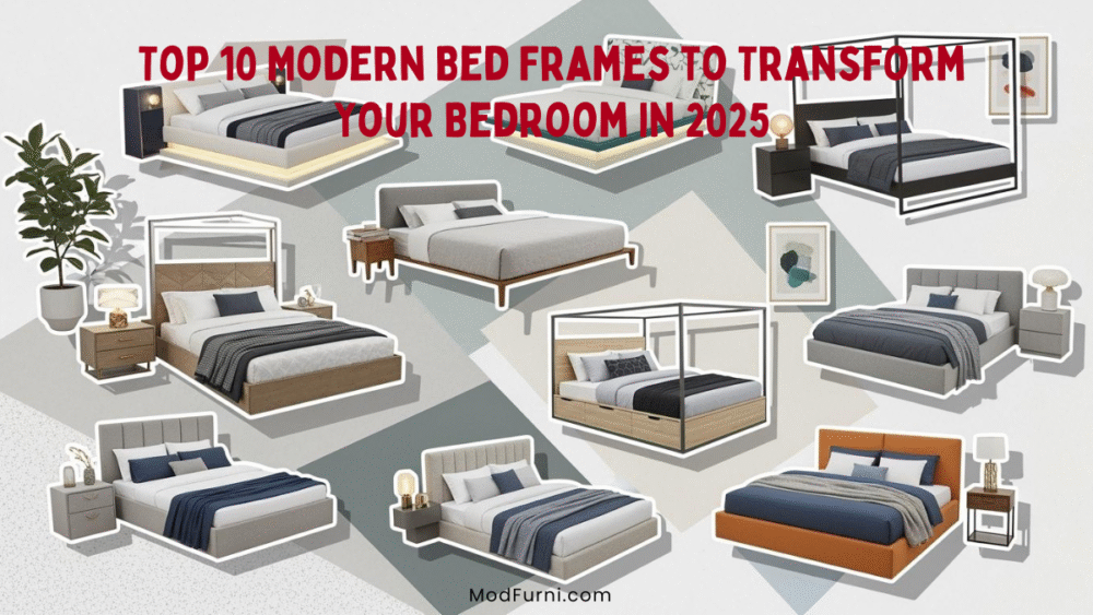 Top 10 Modern Bed Frames to Transform Your Bedroom in 2025 | ModFurni.com