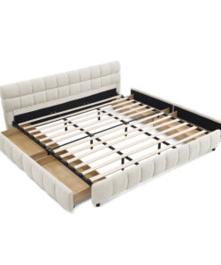 King Size Upholstered Bed Frame