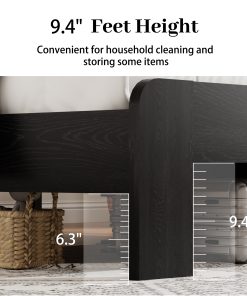 Full Size Platform Bed With Large Under Bed Storage