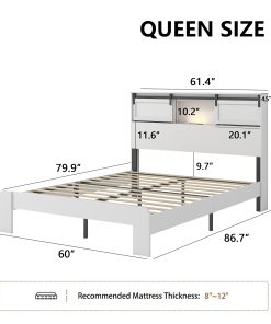 Queen Size Metal Bed Frame