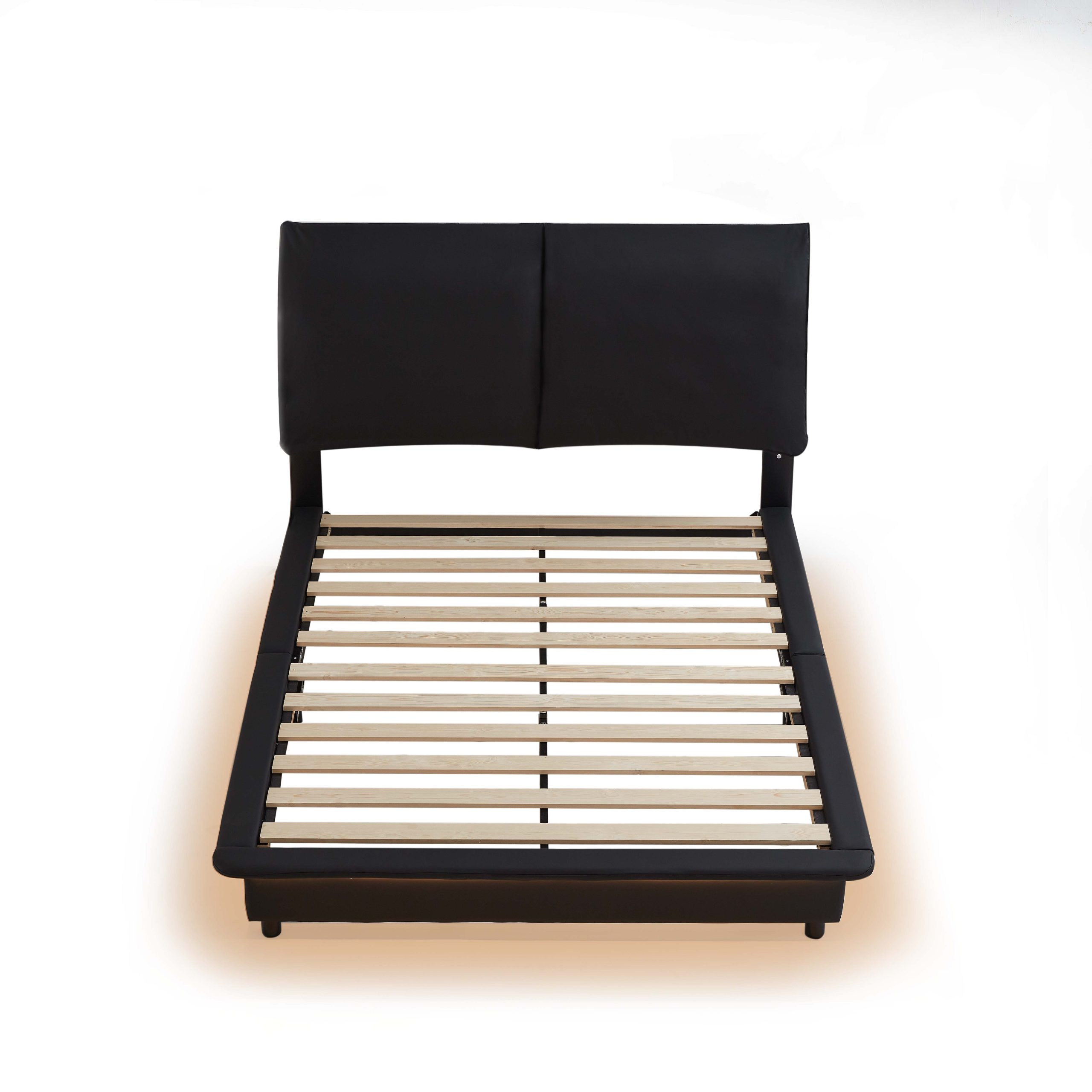 Full Size Upholstered Floating Bed Frame