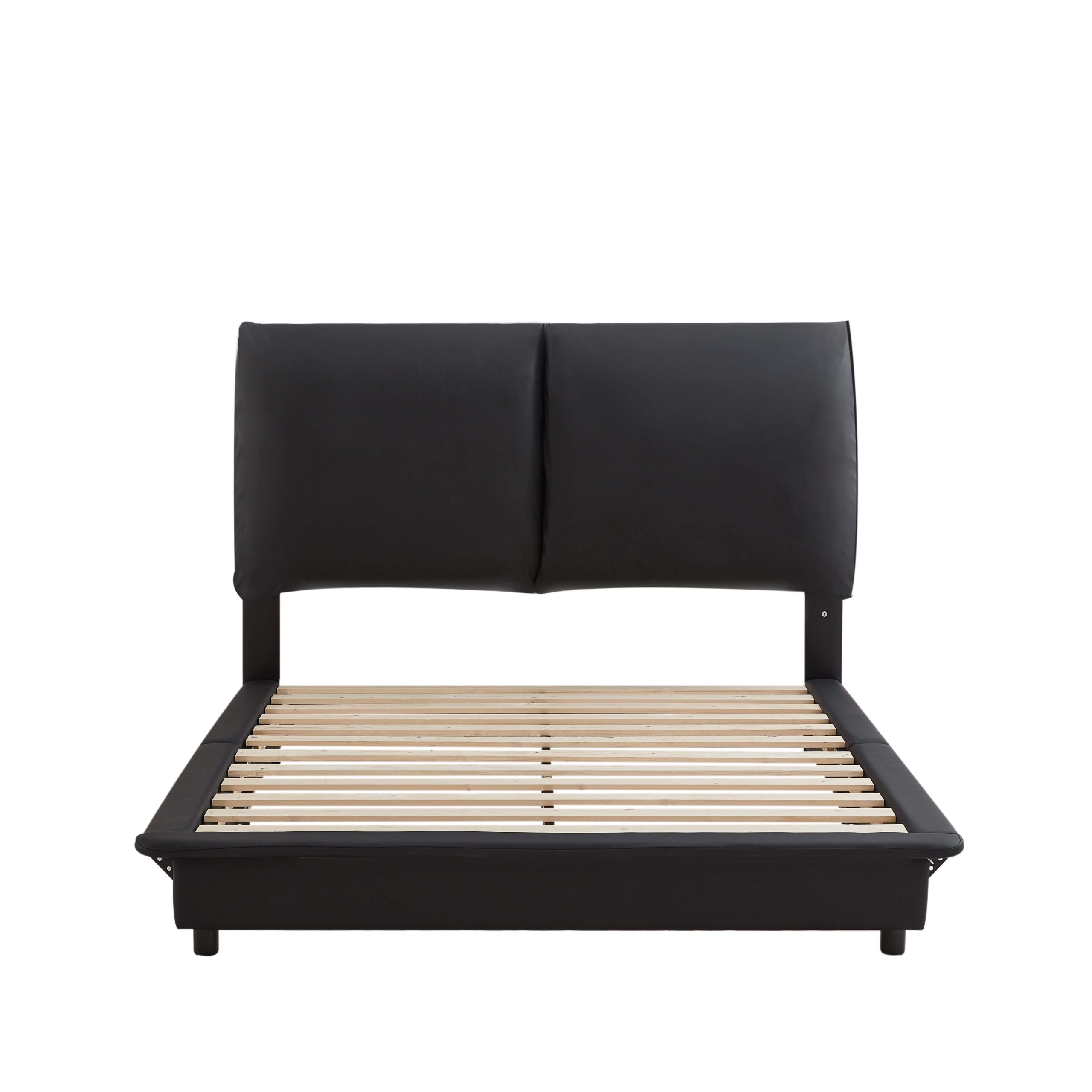 Full Size Upholstered Floating Bed Frame