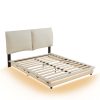Queen Size Upholstered Floating Bed Frame