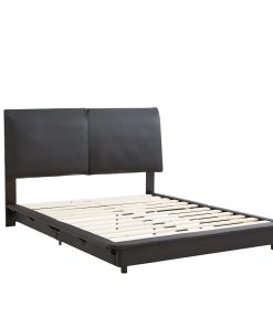 Full Size Upholstered Floating Bed Frame