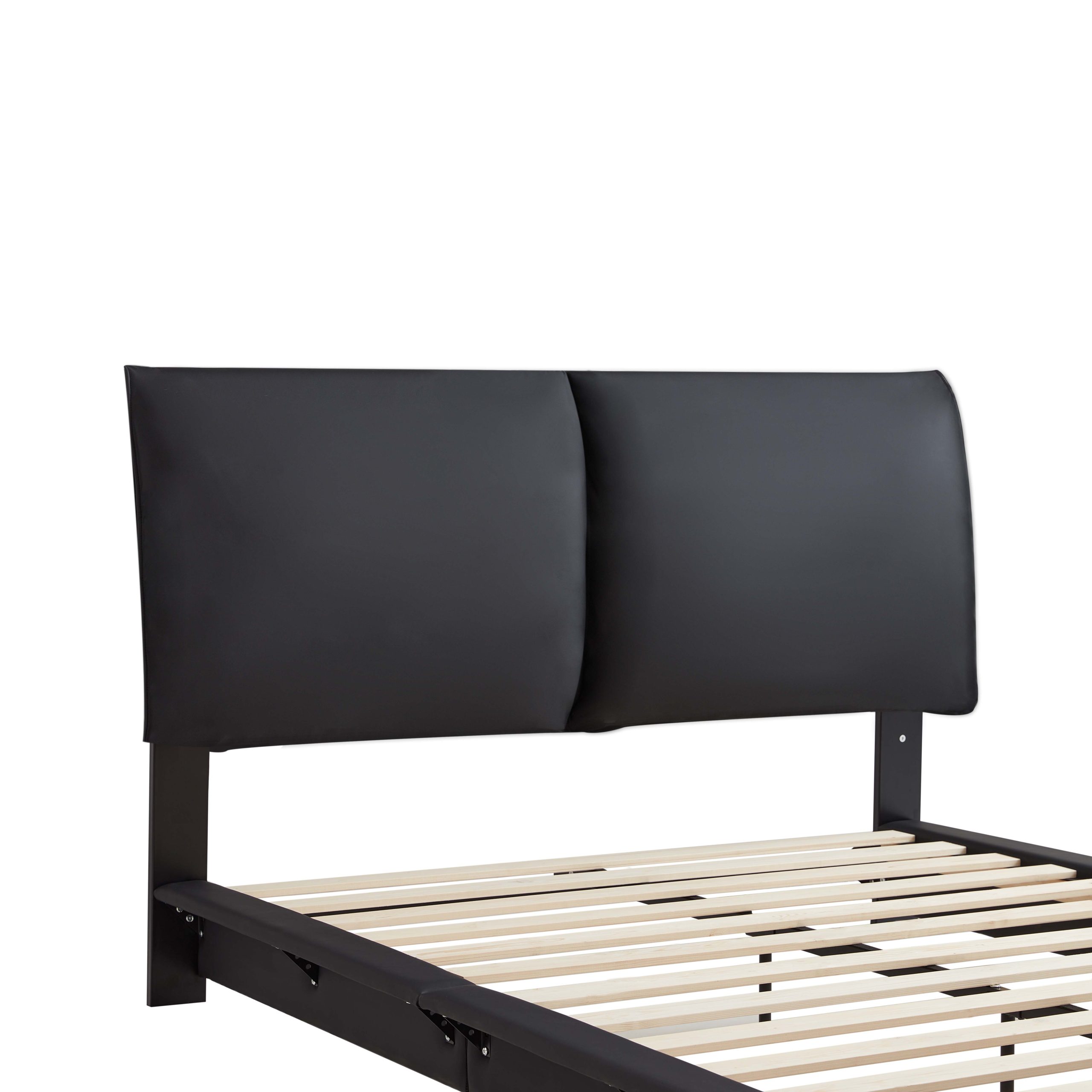 Full Size Upholstered Floating Bed Frame