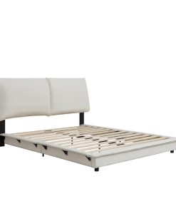 Queen Size Upholstered Floating Bed Frame