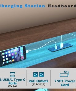 Queen Size Farmhouse Platform Bed Frame