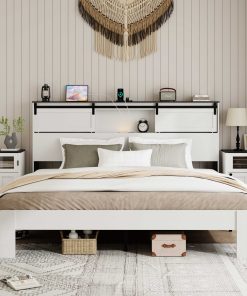 Queen Size Metal Bed Frame