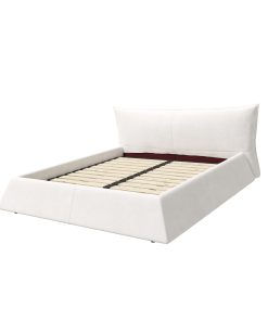 Metal King Size Upholstered Platform Bed