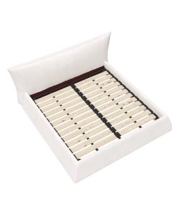 Metal King Size Upholstered Platform Bed