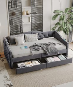 Full Size Boucle Daybed