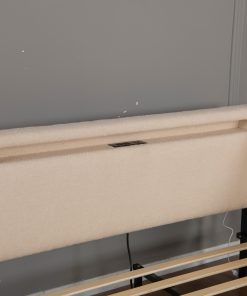 Twin Size Boucle Bed Frame