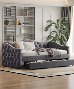 Full Size Boucle Daybed